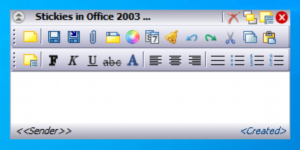 Stickies in Office 2003 style