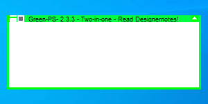 Green-PS- 2.3.3 - Two-in-one - Read Designernotes!