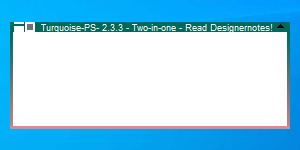 Turquoise-PS- 2.3.3 - Two-in-one - Read Designernotes!