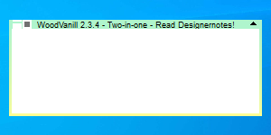 WoodVanill 2.3.4 - Two-in-one - Read Designernotes!